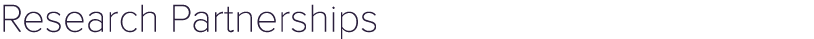 Research Partnerships