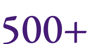 500+