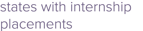 states with internship placements