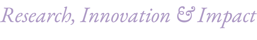 Research, Innovation & Impact