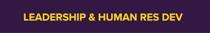 leadership & Human Res dev