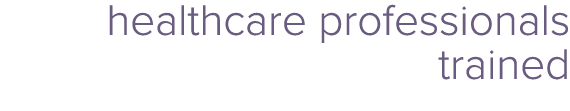healthcare professionals trained