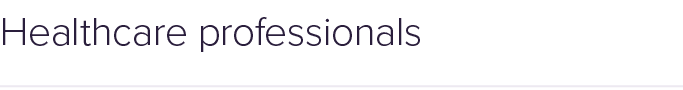 Healthcare professionals