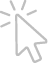 A gray computer cursor arrow with three lines radiating from its top left side, indicating a click or selection action. Description generated by AI