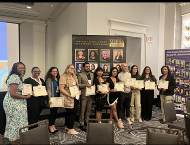 doctoral students receiving awards