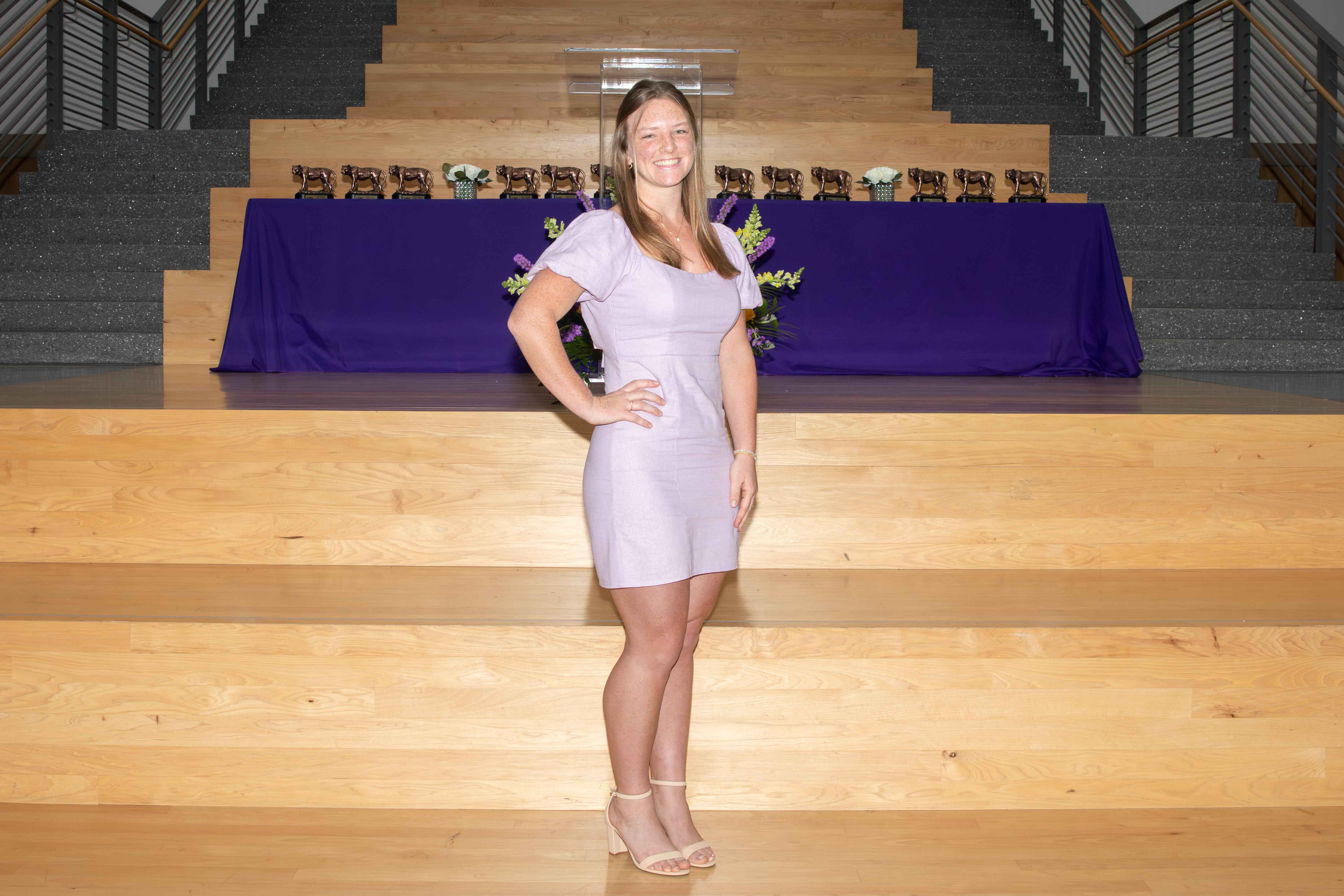 Rachel at Tiger 12 Ceremony