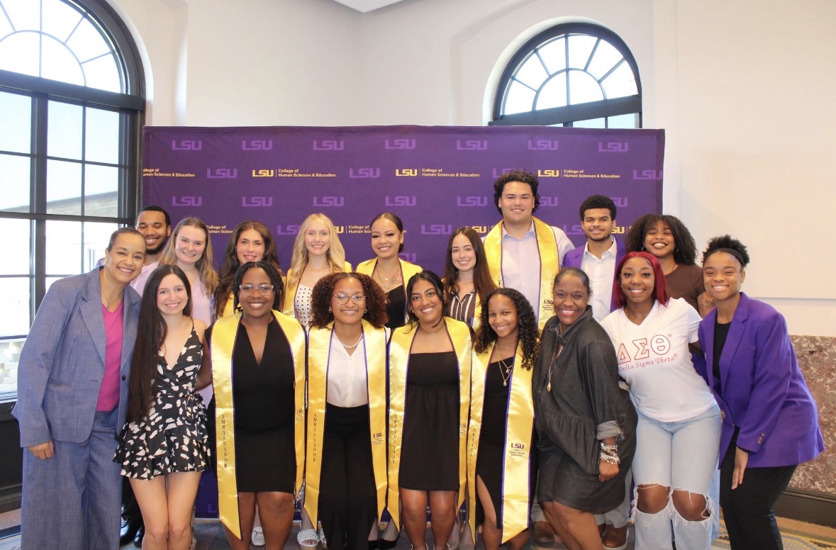 Paris Bickham standing in a group with other CHSE Ambassadors