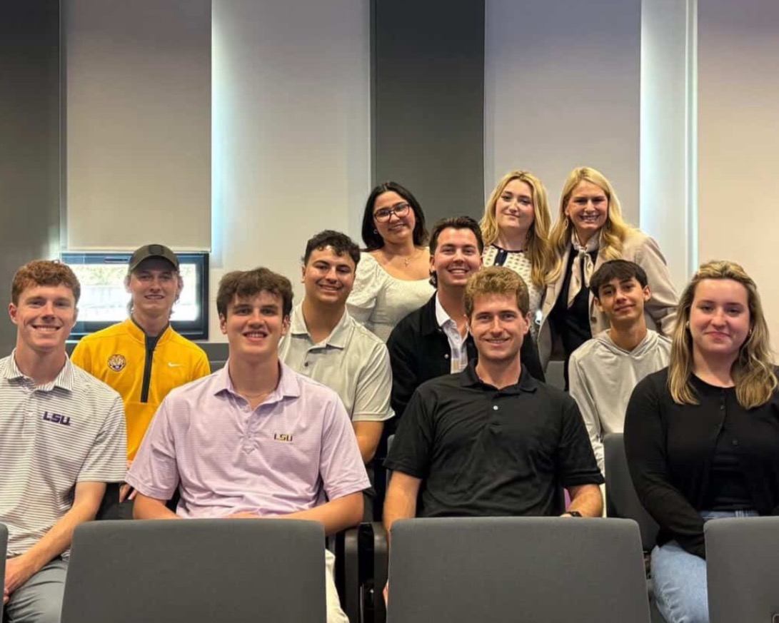 LSU students on the Real Madrid study abroad trip