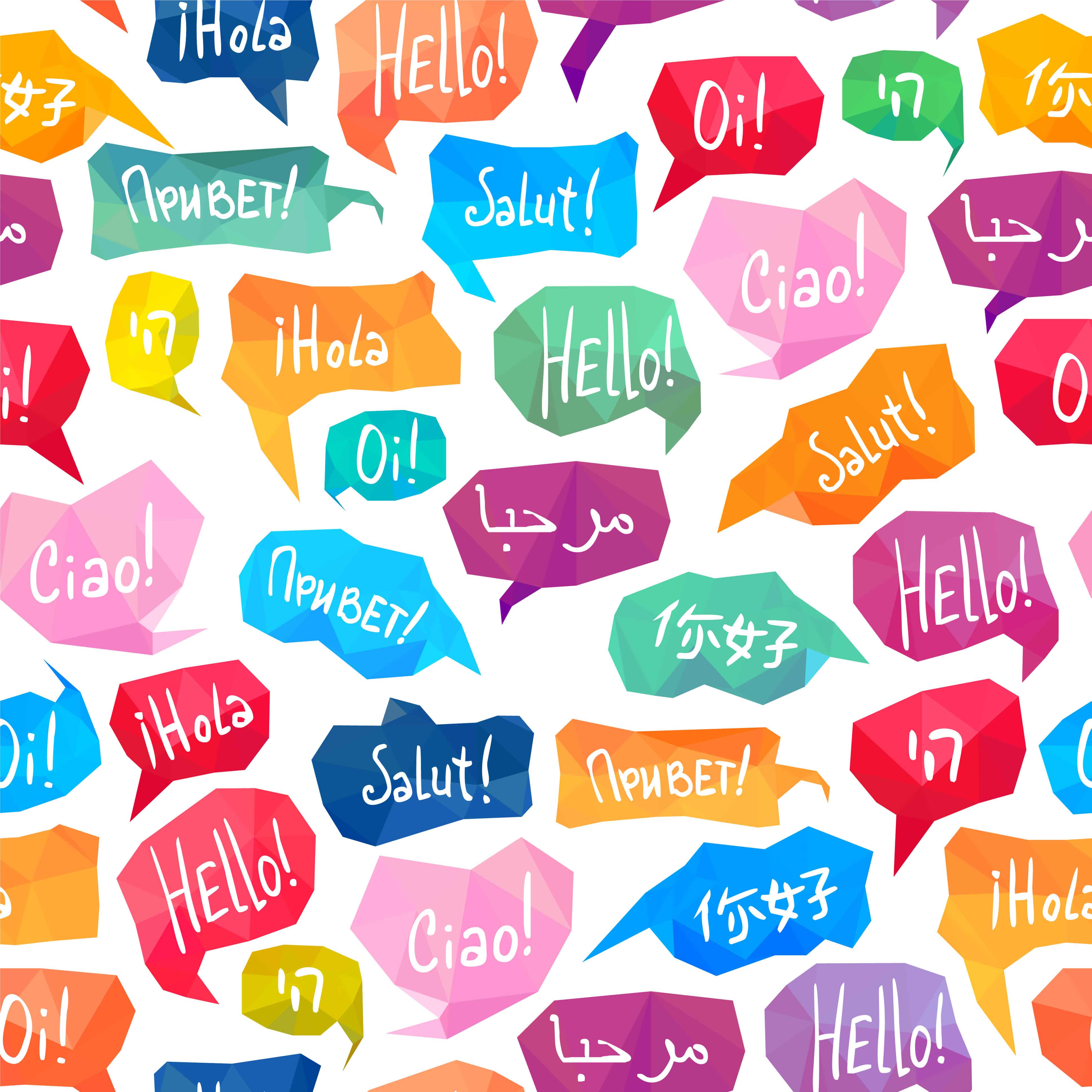 hello in different languages