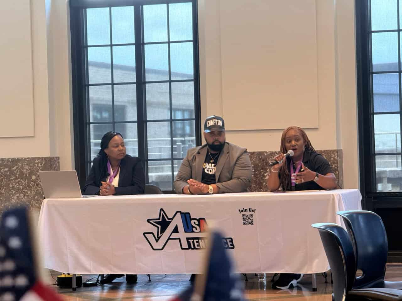 Attendance USA Podcast in the Huey P. Long Field House Ballroom at Louisiana State University