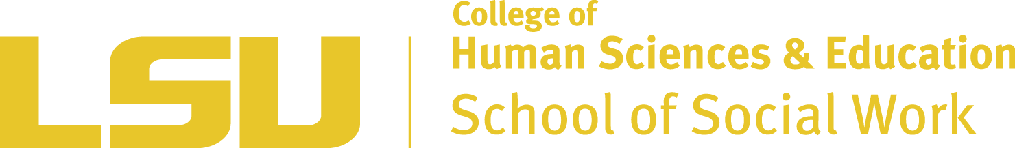 LSU School of Social Work logo