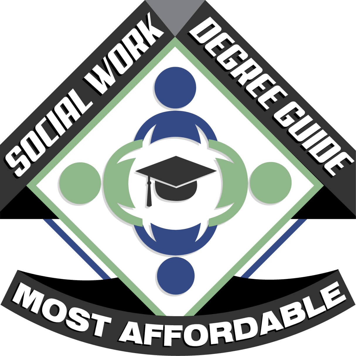 badge for top 10 affordable Online Master's in social Work 2018