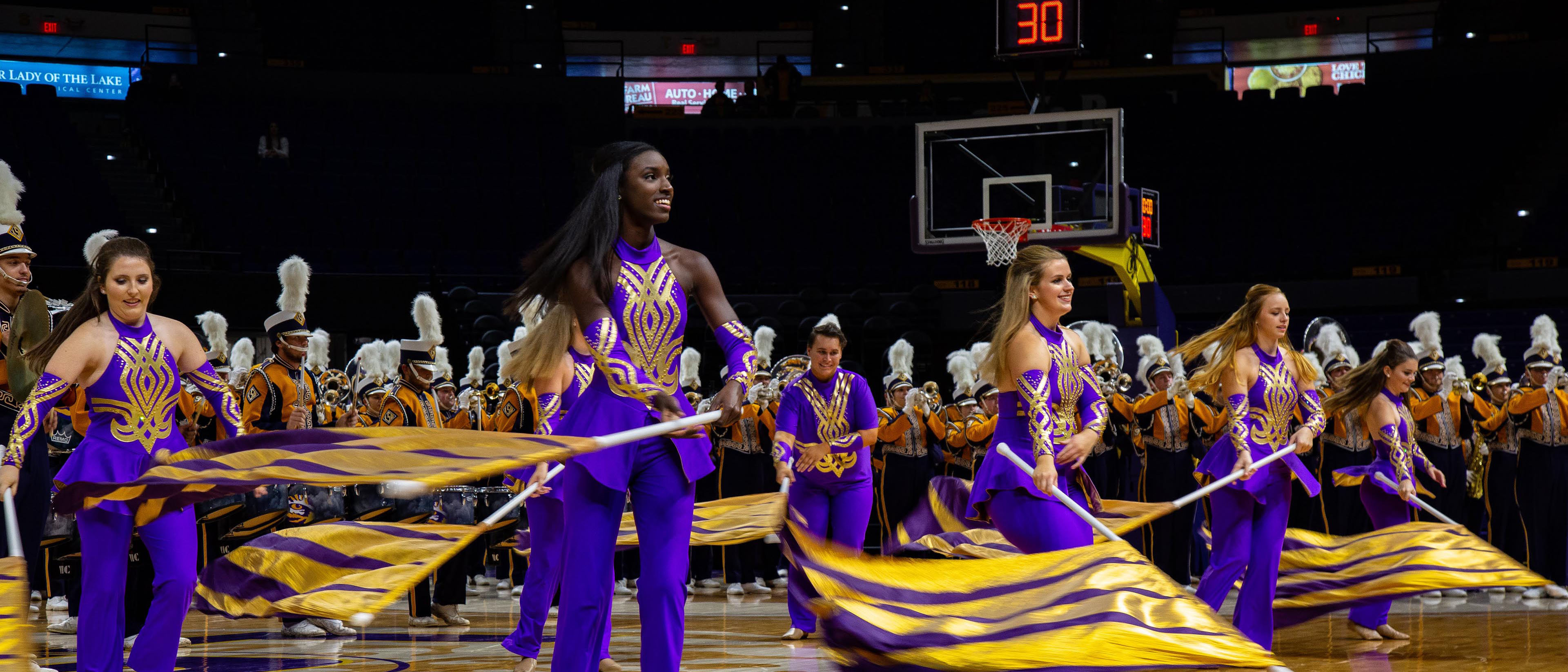 Colorguard  LSU Department of Bands