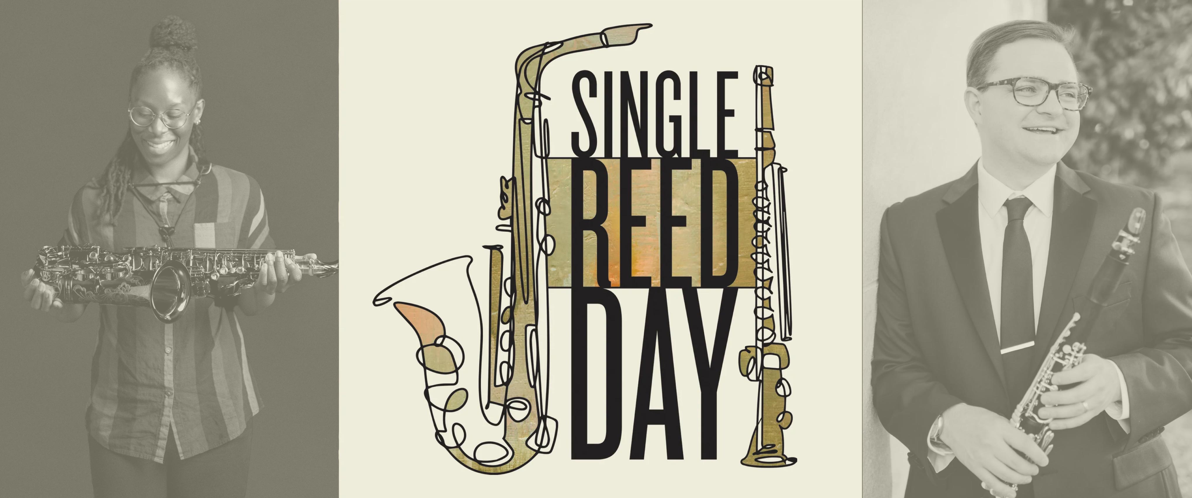 single reed day logo featuring LSU Faculty dr. kendra wheeler and bixby kennedy