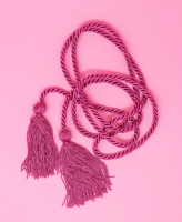All pink commencement cord.