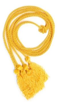 Gold Honor Cords.