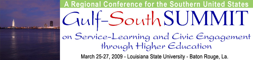 The lights of the Louisiana State Capitol and the downtown Baton Rouge skyline reflect on the Mississippi River.