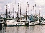Photo: Shrimp docks.