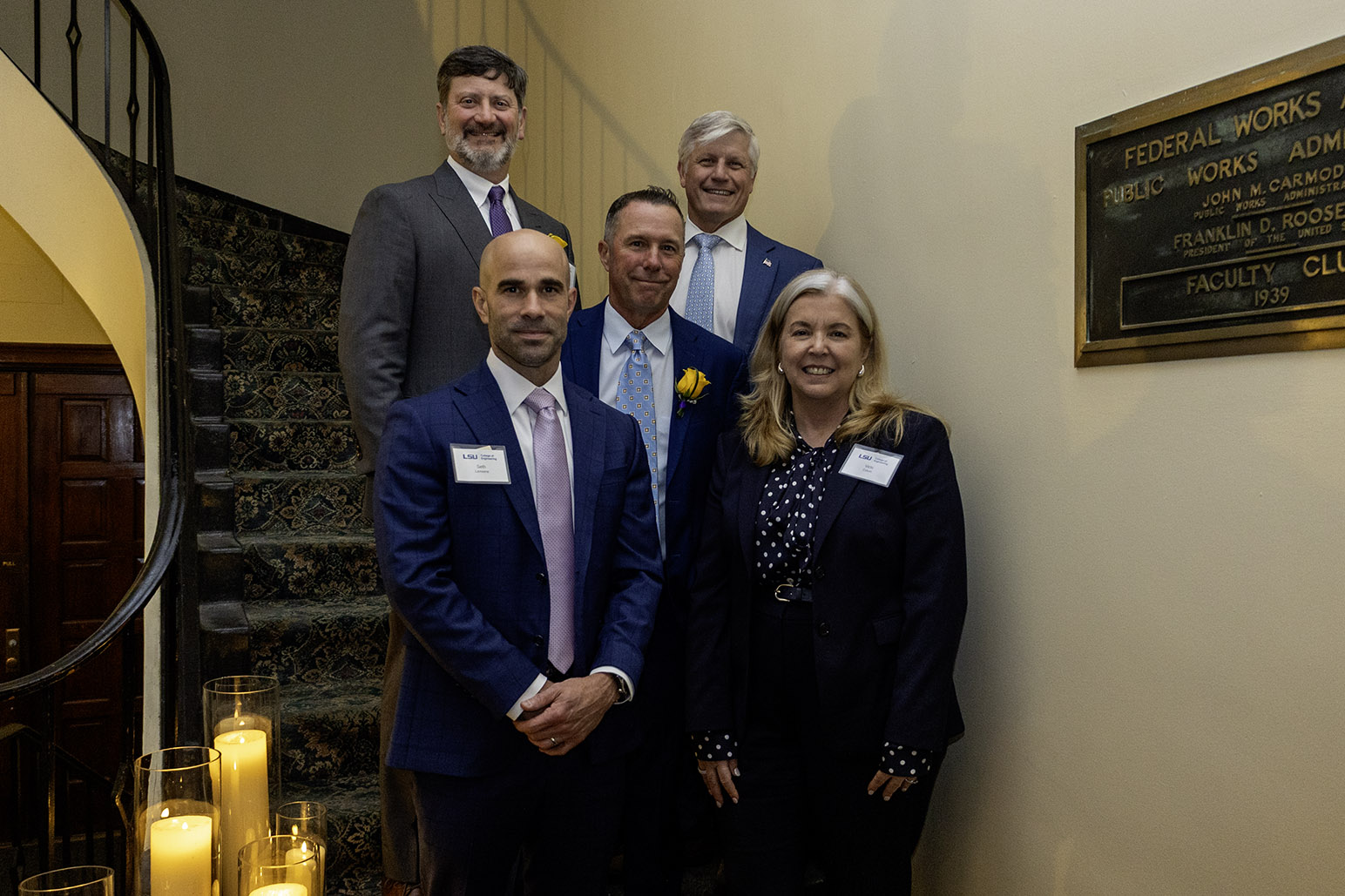 Representatives from SEE companies and Dean Colvin