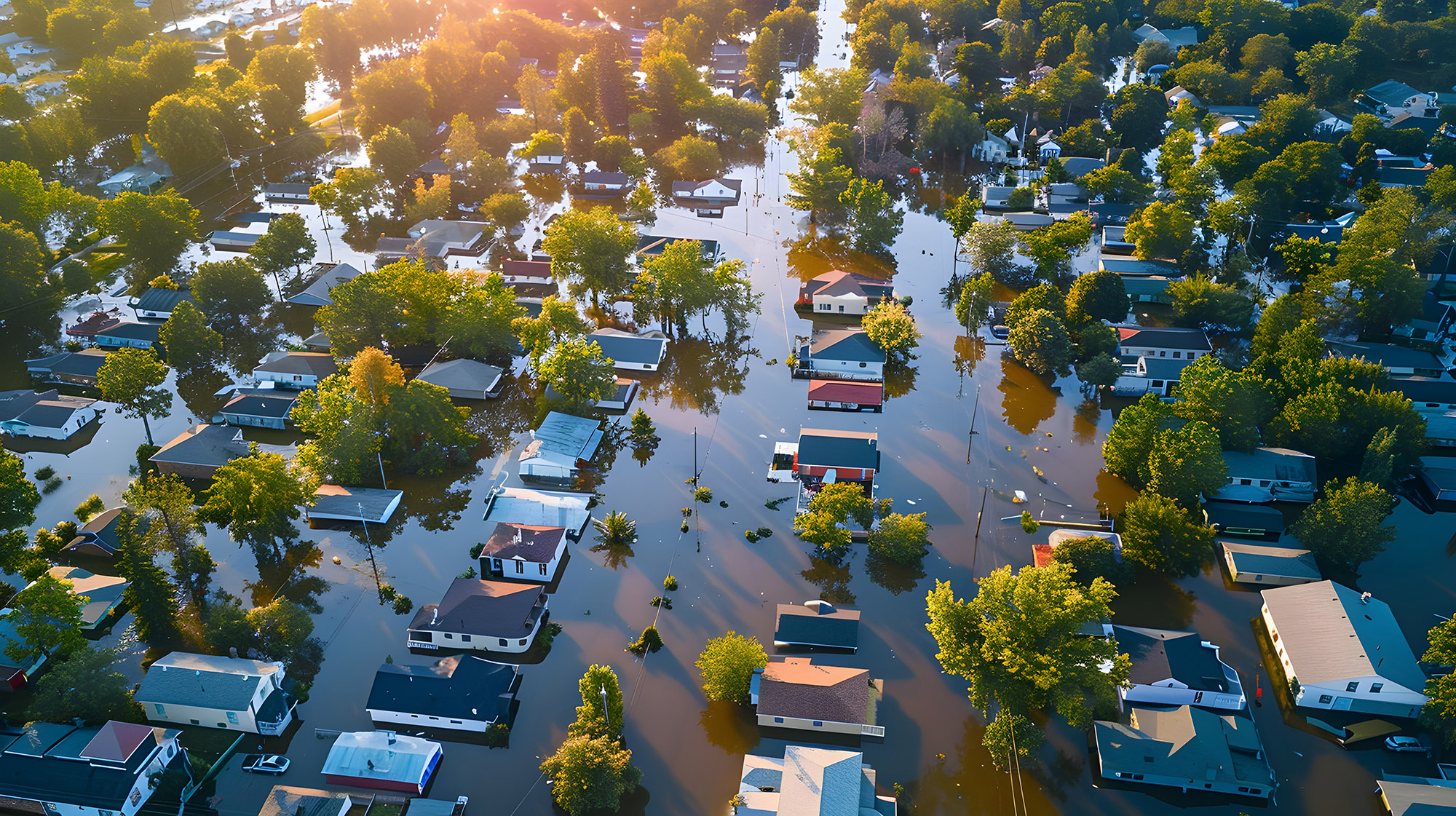 Overhead Flood Stock photo
