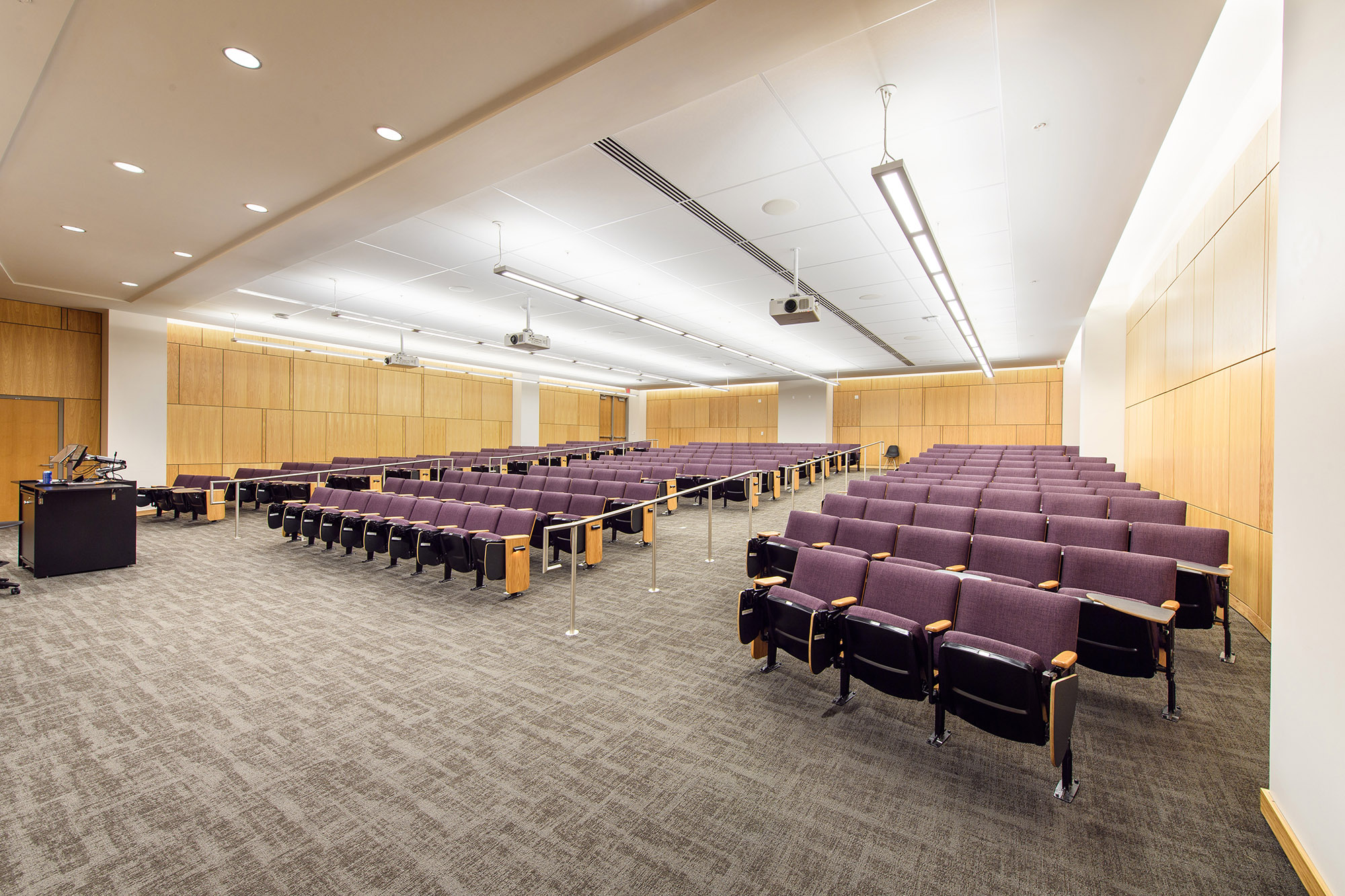 Room 1100, Patrick F. Taylor Hall, all empty seats
