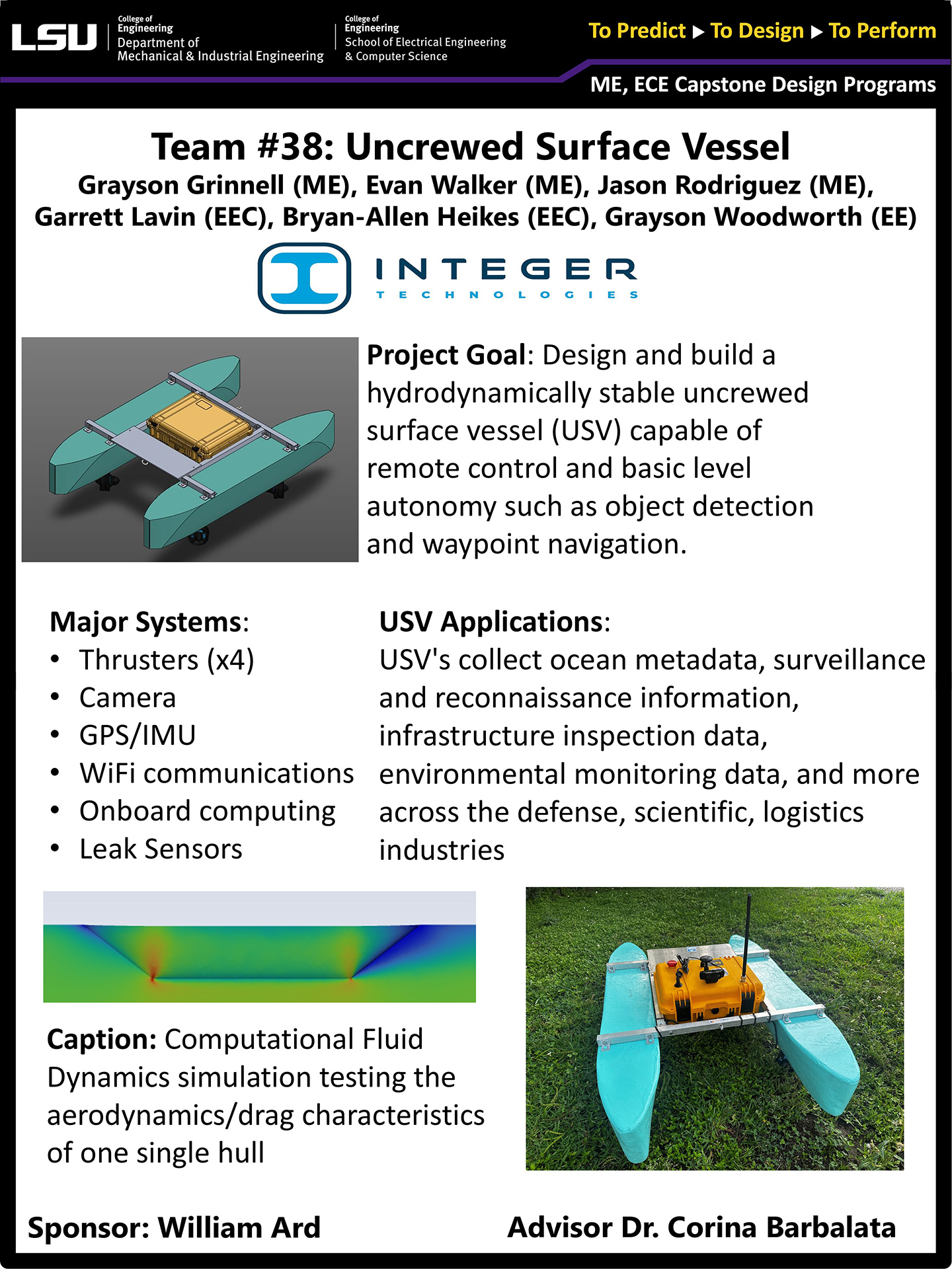 Uncrewed Surface Vessel Maritime Competition Poster Project 38: Uncrewed Surface Vessel Maritime Competition (2025)