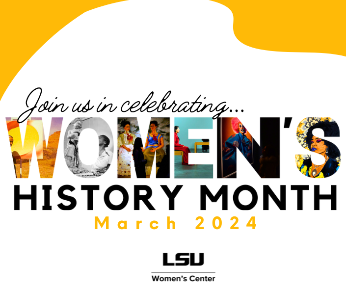 Women's History Month 2024 graphic