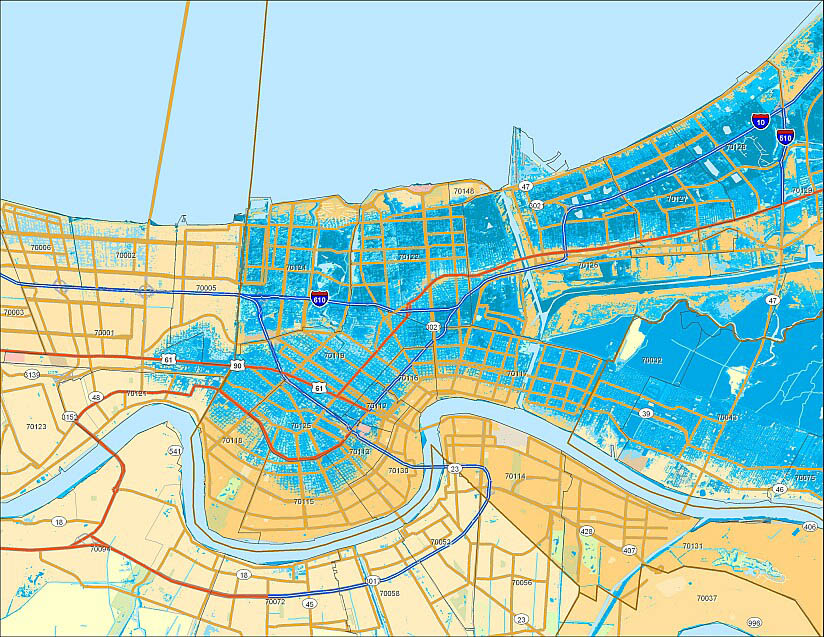 PostHurricane Katrina Research Maps