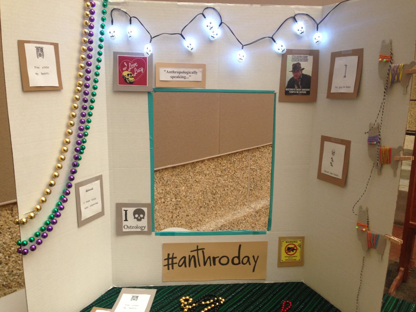 #anthroday Photo booth Poster