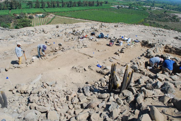 Excavations at Cerro San Isidro