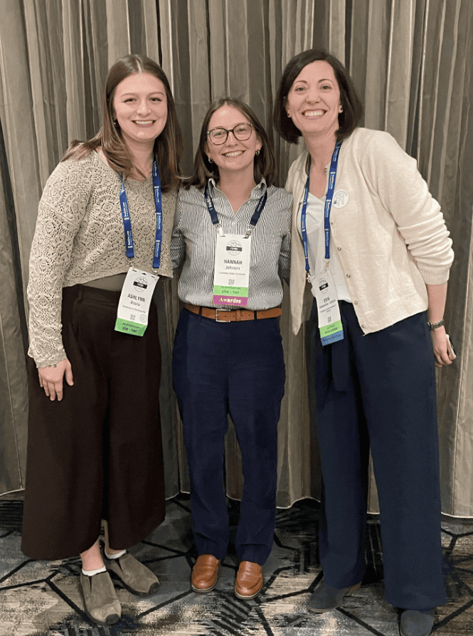 Anthropology PhD candidate Hannah Johnson received the inaugural Student Research Support grant from the Dental Anthropology Association at their annual meeting in Denver last month. 