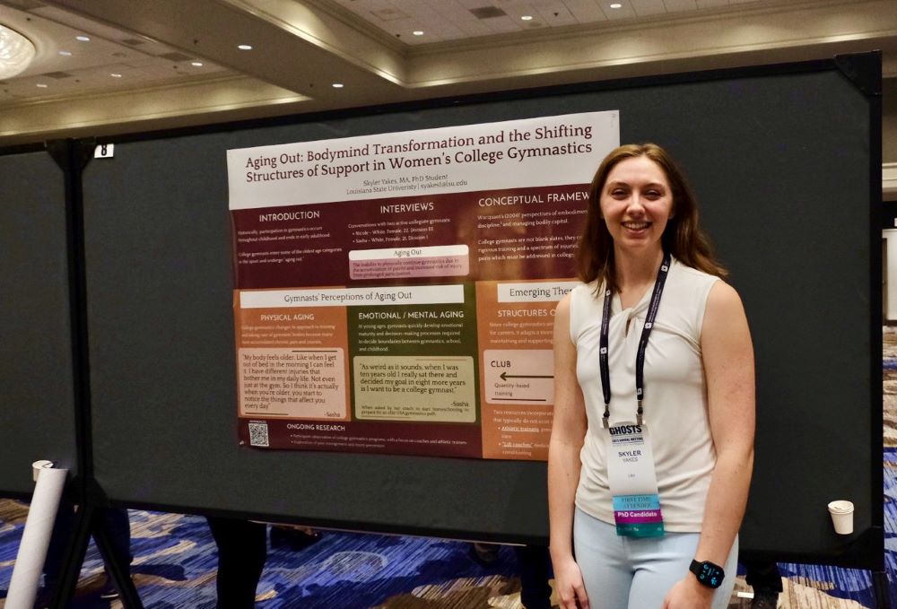 Skyler Yakes at AAA Conference