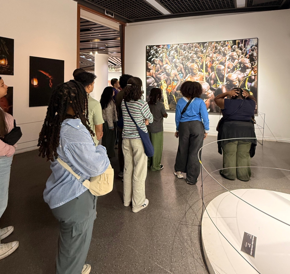 a group of students indoors
