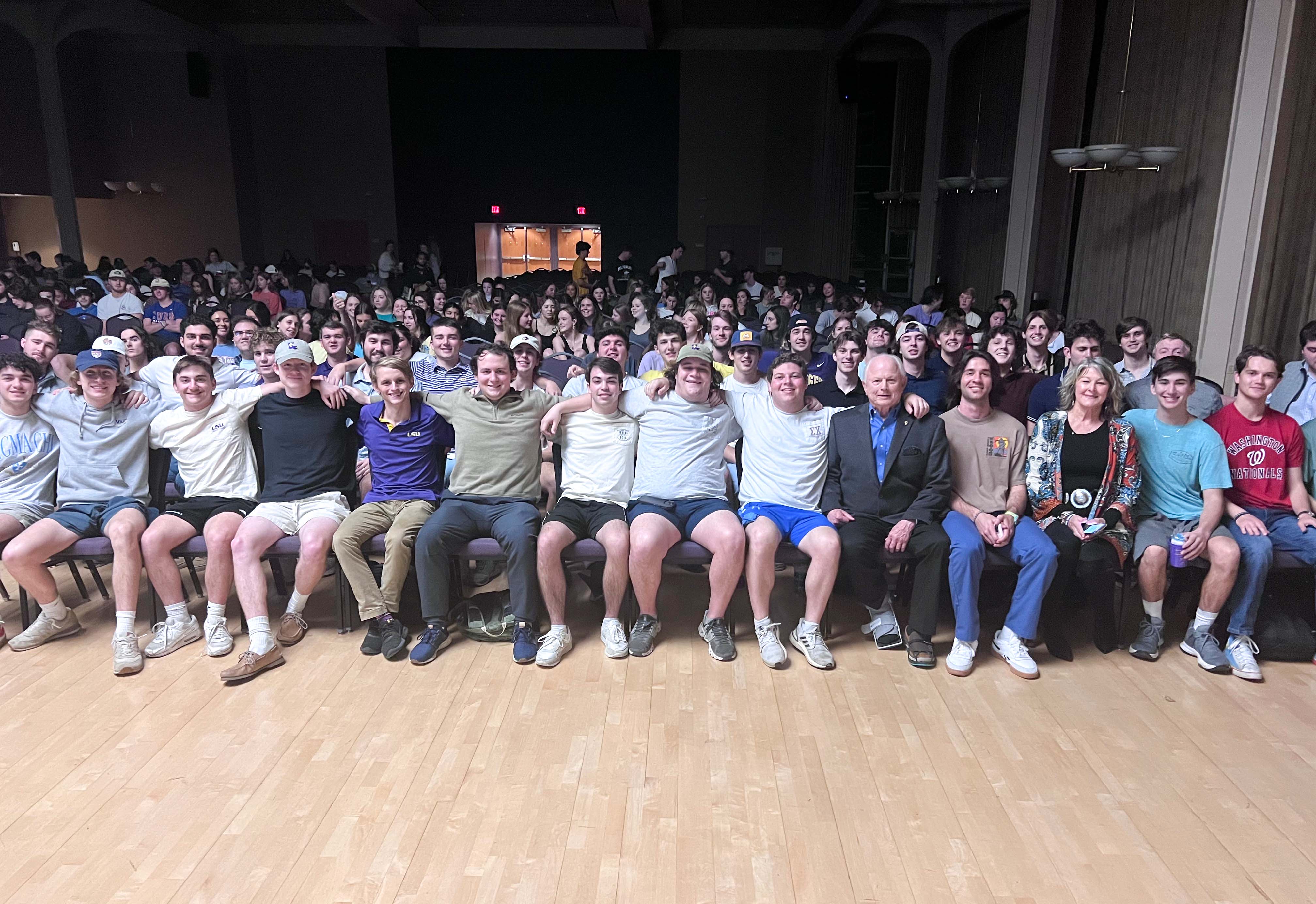 IFC members sitting in an auditorium