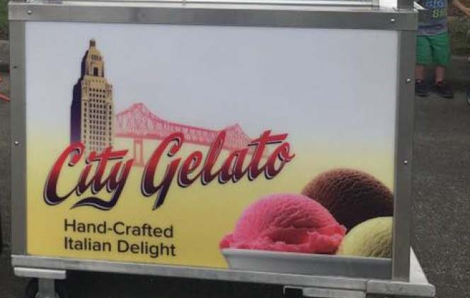 city gelato sign