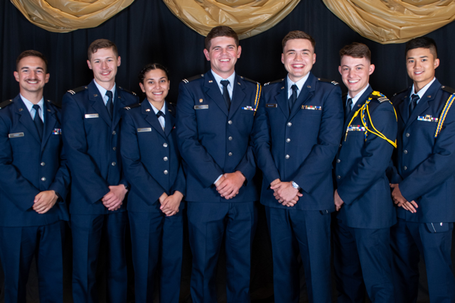 Cadets in service dress