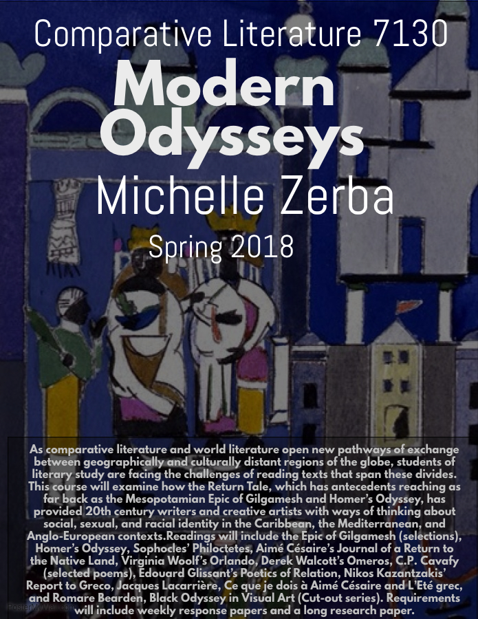 Poster for CPLT 7130 New Odysseys