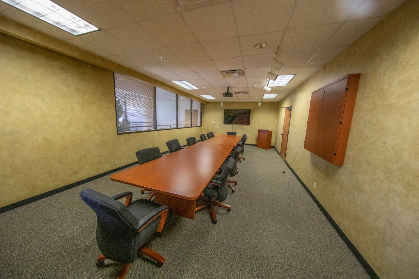 board room with spacious table