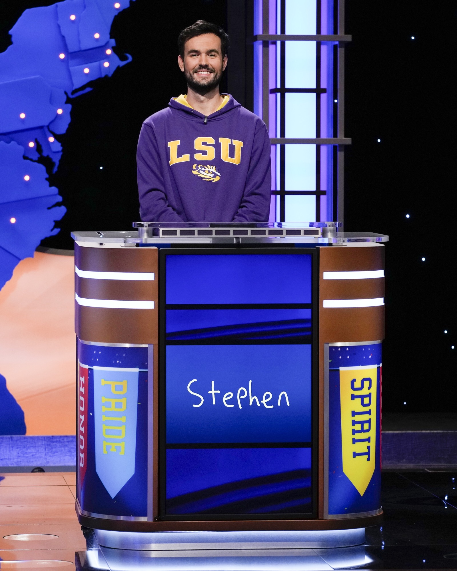 LSU student Stephen Privat is competing on "Jeopardy! National College Championship"