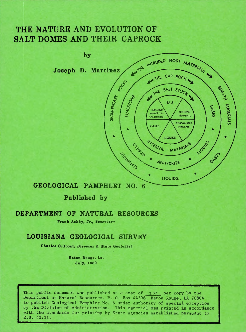 The Nature and Evolution of Salt Domes and Their Caprock