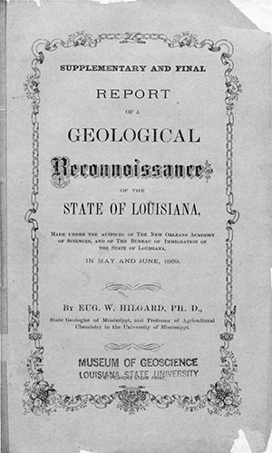 Geological Reconnaissance of La 1869