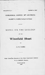 Geology of the Winnfield Sheet 1907