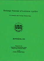 Recharge Potential of La Aquifers 1988