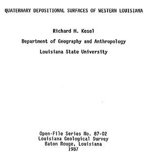 Quaternary Surfaces Western La