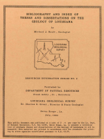 Bibliography of Theses and Diss on La Geology