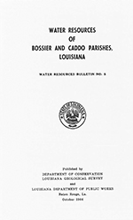 Water Resources Caddo/Bossier Parishes 1964