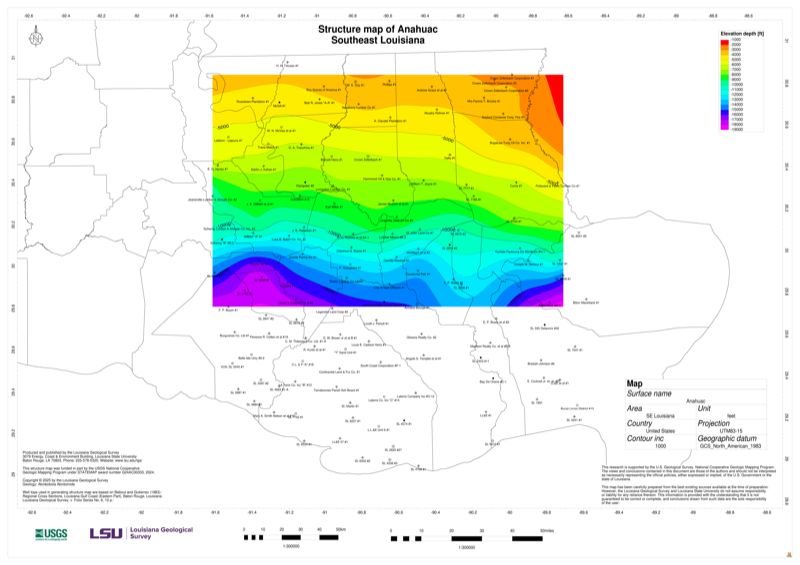 Anahuac Structure Map