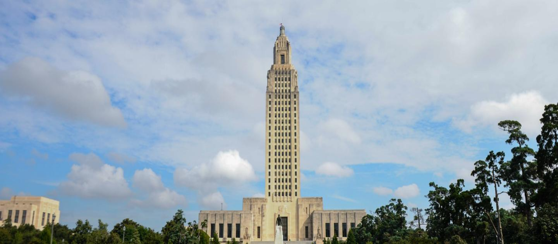 the image of Louisiana State Capitol building