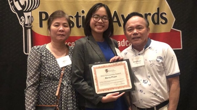 Maria Pham, LAB Broadcast Scholarship Recipient