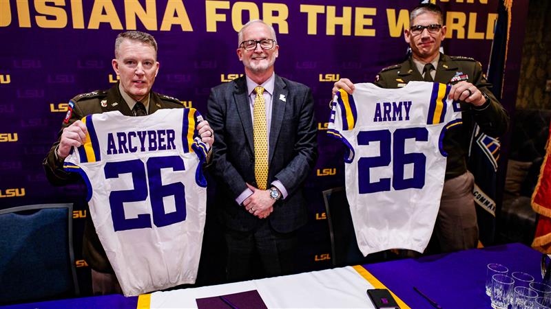 LSU and U.S. Army Cyber Command Partner to Develop Technology, Talent to Secure Louisiana, Nation
